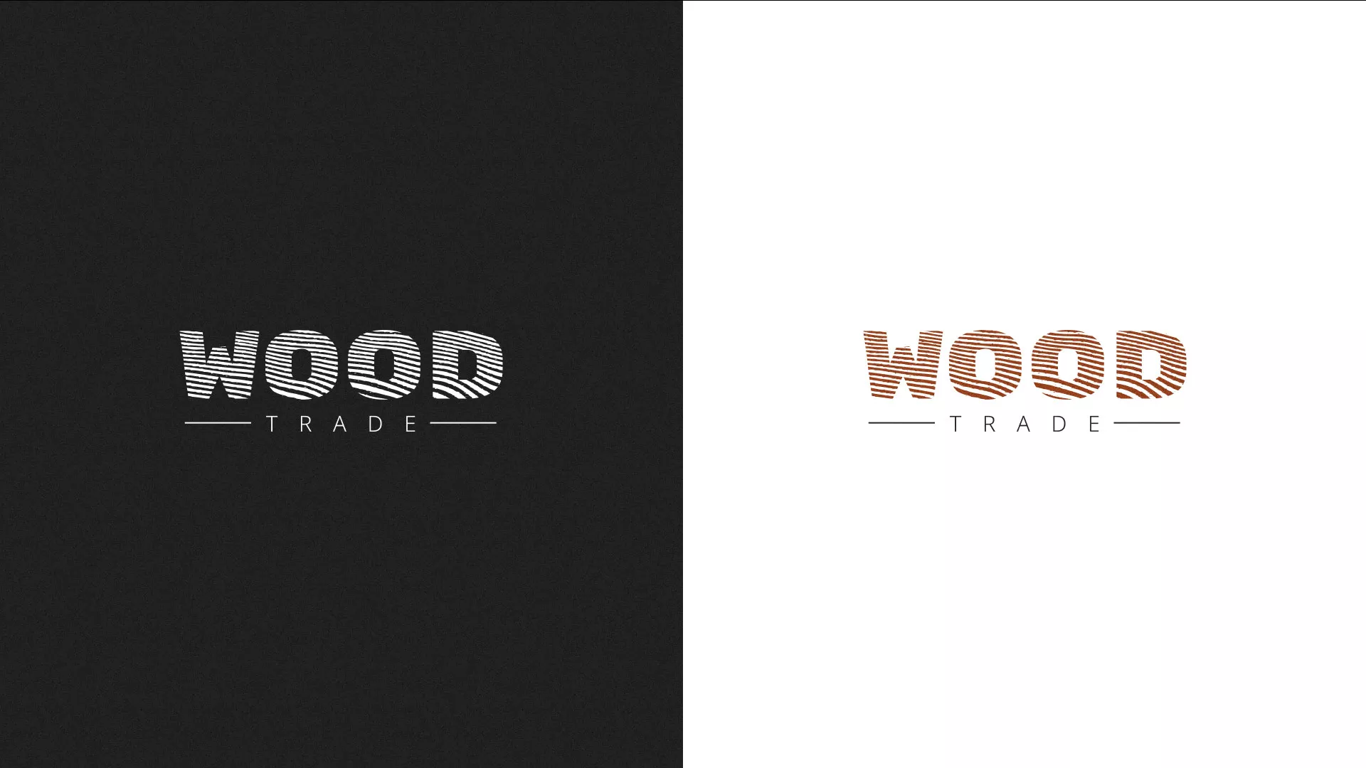 Разработка логотипа для компании «Wood Trade» в Луге